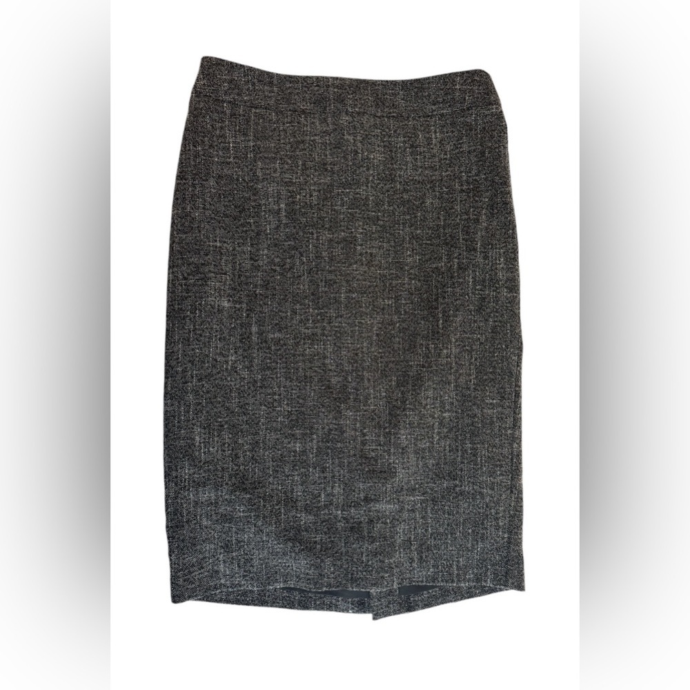 Ann Taylor | Black White Tweed Straight Pencil Skirt | Size: 0